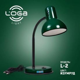 ТМ LOGA Настольная лампа ИЗУМРУД L-2