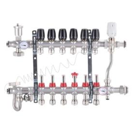 KOER KR.S1013-6 Коллектор со встроенным смешив. узлом 1х6 SUS304 и евроконус 3/4-16 (KR2949)