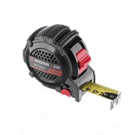 INTERTOOL STORM Рулетка с металлическим полотном покрытым нейлоном и магнитами на зацепе 8м*25мм MT-0828