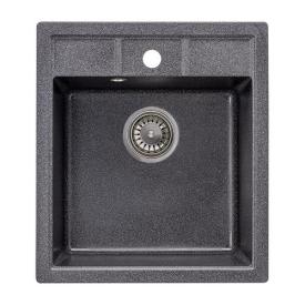 ZERIX ZS-4651S-13 Мийка гранітна 460*515мм. (графітова)