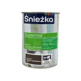 SNIEZKA Олійно-фталева емаль 0,8л. ШОКОЛОДНИЙ матовий RAL8017