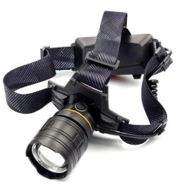 X-Balog Фонарь налобный 2*18650, micro USB BL-8075-2-GT100
