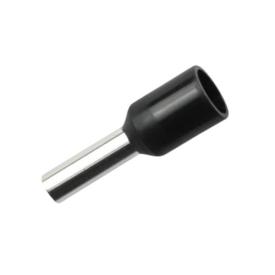 ENERGIO Наконечники трубчасті Ø6мм.*12мм., чорні  (уп./100шт.) E6012Bk