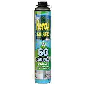 HERCUL 60 SEC Клей-піна професійна 60 СЕКУНД 750 мл.