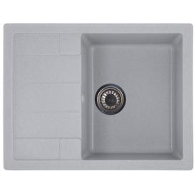 ZERIX ZS-6550S-09 Мийка гранітна 650*500мм. (сіра)