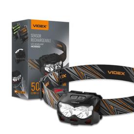 VIDEX Фонарь налобный 500Lm 5000K VLF-H055D