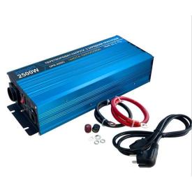 ZEGOR Інвертор-перетворювач напруги UPS 2500W 12/220V (чиста синусоіда) DPR-2500C
