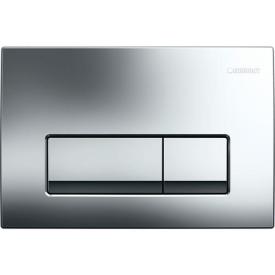 GEBERIT DELTA51 смывная клавиша, двойной смыв, пластик, хром глянец 115.105.21.1