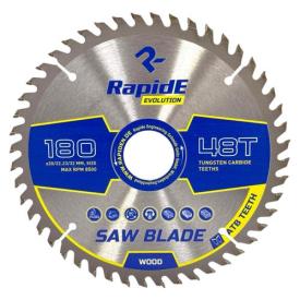 RAPIDE Basic Series Диск пильний по дереву Ø180*20/22,23/32мм. (48зуб.) RAHФ-00001407