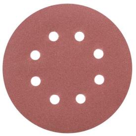 SIGMA Круг наждачний самоклеючий з отворами Ø125мм. P180 (10шт./уп.) 9122691