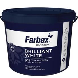 Farbex Brilliant White Фарба акрилова для СТІН та СТЕЛЬ 7кг.