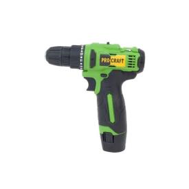 PROCRAFT Шуруповерт акумуляторний 12V 20 Нм (з АКБ 2*1,5Ah та ЗП) PA12Li COMPACT