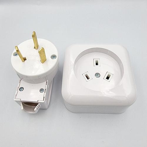 BYLECTRICA Розетка наружная РС 32-006 + вилка В32-001 220V 32A PA32-002+B32-001