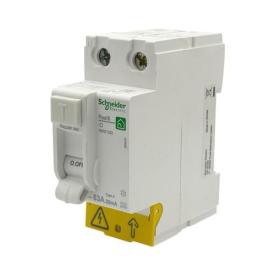 Schneider RESI9 Дифреле (ПЗВ) 1P+N, 63A, 30mA, 6kА R9R61263