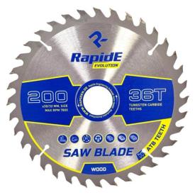 RAPIDE Basic Series Диск пильний по дереву Ø200*30/32мм. (36зуб.) RAHФ-00001412