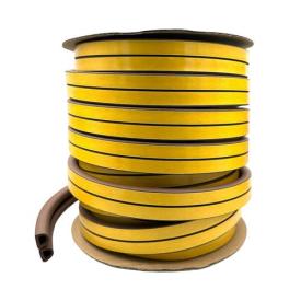 Stomil Sanok Rubber Ущільнювач гумовий самоклеючий D 9*7,5мм. КОРИЧНЕВИЙ (бухта/2*50м.)