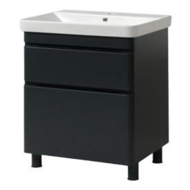 UVVIS Тумба VIVACE ТНБ-2Д 80 з умивальником Vivace (антрацит матовий) 43947