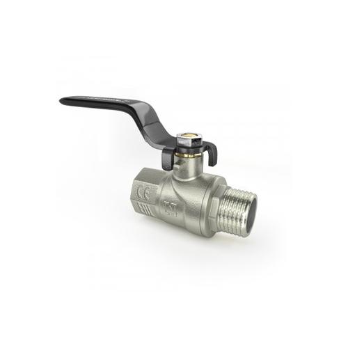Raftec BLACK Кран кульовий DN25 (1) В/З чорна ручка DRH31