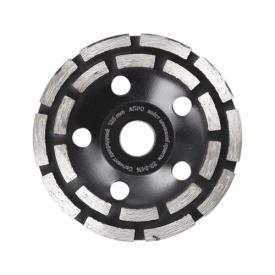APRO Фреза торцевая шлифовальная алмазная Ø180x22,2мм., 22-24% (сегмент двухрядный) 830517