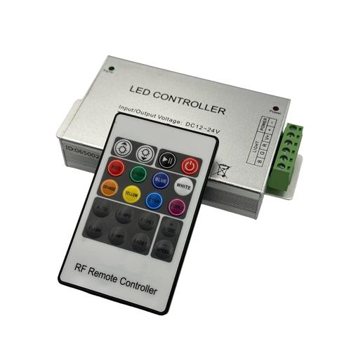 Контролер для LED-стрічки RGB 12-24V 288W (пульт 20кноп. радіо) №65