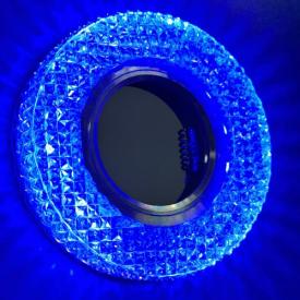 Точечный светильник с led-подсвет. MR16 7790WH+BL