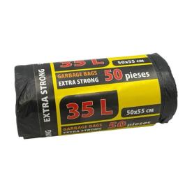 Пакети для сміття 35L 50*55см. EXTRA STRONG (уп/50шт.)