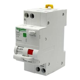 Schneider RESI9 Диф. вимикач 1P+N, 16A, С 30 mA, 6 kА R9D25616