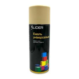 SLIDER Краска аэрозольная универсальная 1040 (СЕРО-БЕЖЕВАЯ МАТОВАЯ) 400 мл.