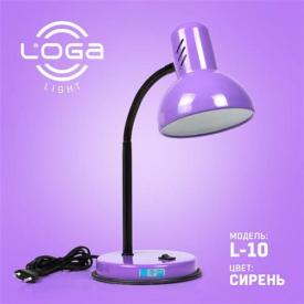 ТМ LOGA Настольная лампа СИРЕНЬ L-10