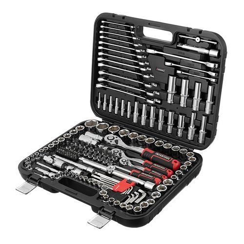 INTERTOOL STORM Набір інструментів 1/2 & 3/8 & 1/4, 156 од., Cr-V ET-8156