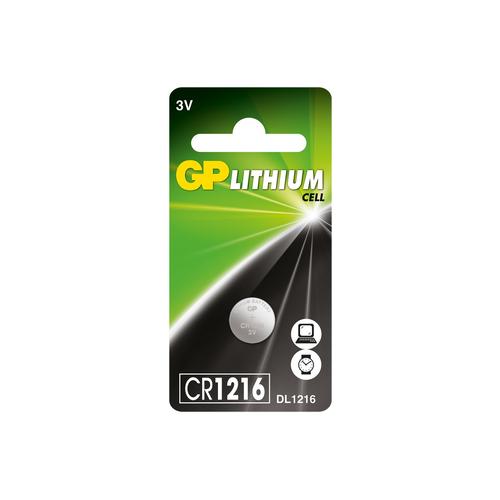 GP LITHIUM CR1216 3V