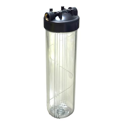 Aquakut Колба Вig Вlue 20х4 ПРОЗОРА (ключ, кріплення) 10741