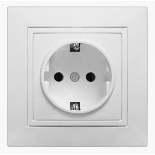 MARSHEL ELEGANT Розетка внутр. 1-я с/з (белая) RS16-379