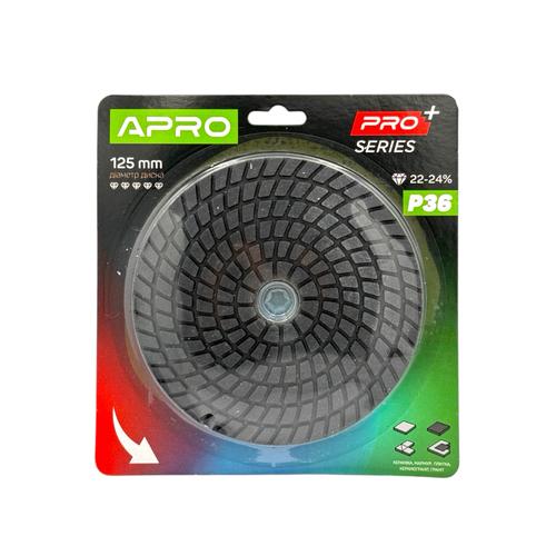 APRO PRO Круг шліфувальний для плитки (черепашка) Ø125мм. P36 812197