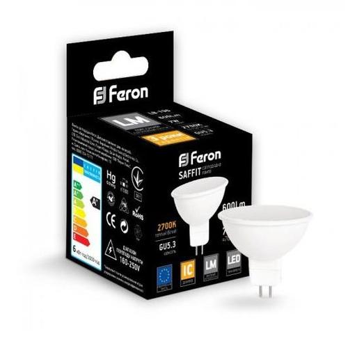 Feron LED-Лампа 6W 2700K GU10 LB-194