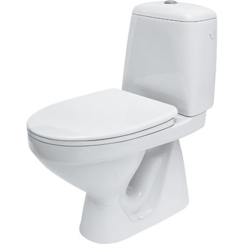 Cersanit EKO 021 CCKZ1008048067 Унітаз-компакт із кришкою поліпропілен, вертикал. випуск, 3/6л (нижнє підведення)