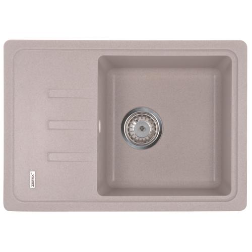 ZERIX ZS-6243S-06 Мийка гранітна 620*435мм. (бежова)