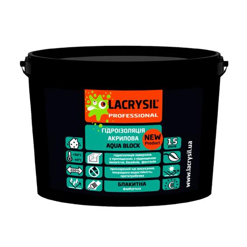 LACRYSIL Мастика гидроизоляционная AQUA BLOCK (голубая) 3кг.