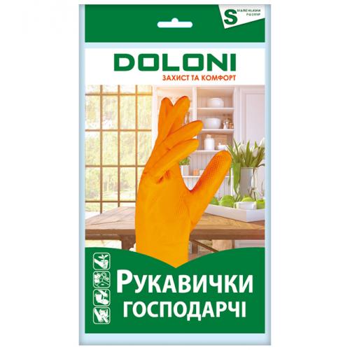DOLONI Рукавички господарчі УНІВЕРСАЛЬНІ латексні (S) 4544