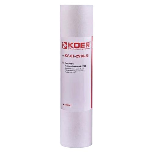 KOER KV-01-2510-20 Картридж поліпропіленовий 2,5x10 (20 мкм) (KR3158)