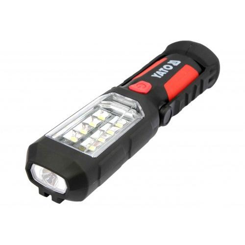 YATO Ліхтар ручний 8+1 LED 280лм 3хАА YT-08513