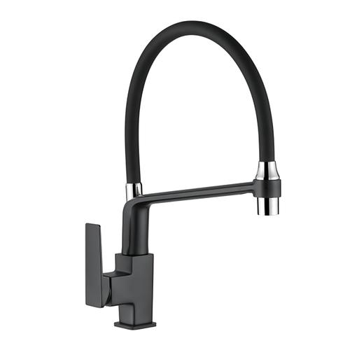 LEDEME LM4078B-2 Змішувач для кухні (чорний)