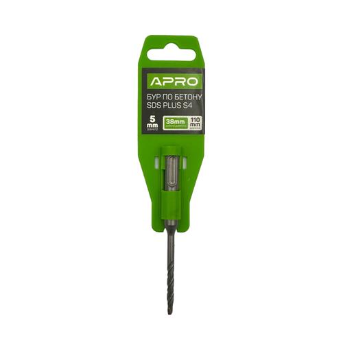 APRO Бур по бетону SDS PLUS S4 Ø5x110мм 815003