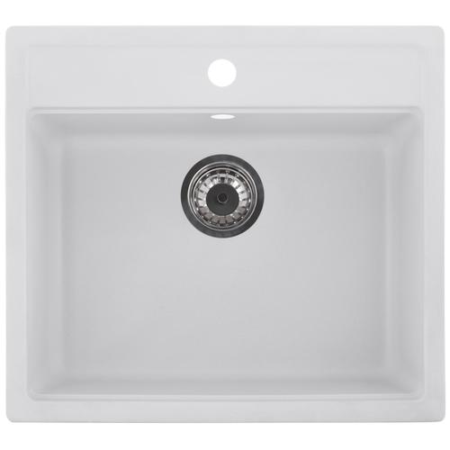 ZERIX ZS-5751S-01 Мийка гранітна 570*510мм. (біла)