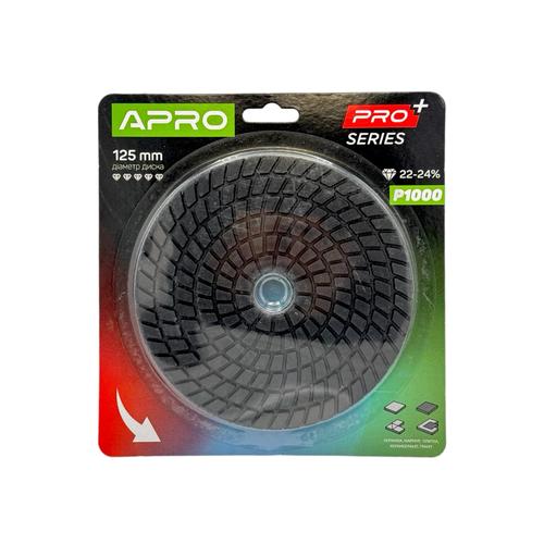 APRO PRO Круг шліфувальний для плитки (черепашка) Ø125мм. P1000 812205