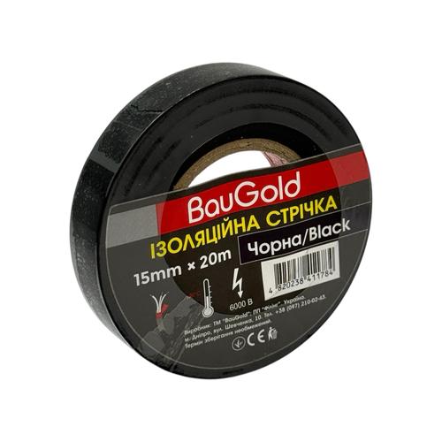 BauGold Изоляционная лента 15мм.*20м. (черная)