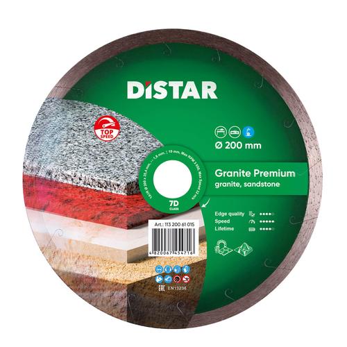 DISTAR 1A1R GRANITE PREMIUM Диск алмазний 200x1,8x10x25,4мм. 11320061015