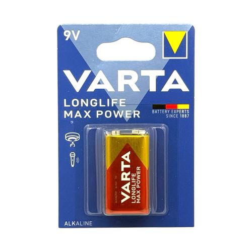 VARTA LONGLIFE MAX POWER Крона 6LR61/9V ALKALINE