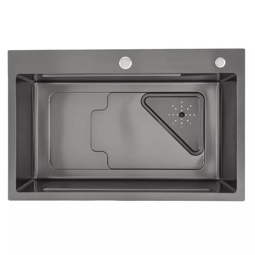 GAPPO GS7246-6 Кухонна мийка накладна 720x460мм. (нержавіюча сталь 0,8мм., з PVD покриттям)