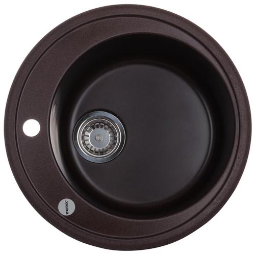 ZERIX ZS-510R-12 Мойка гранитная 510мм. (коричневая)